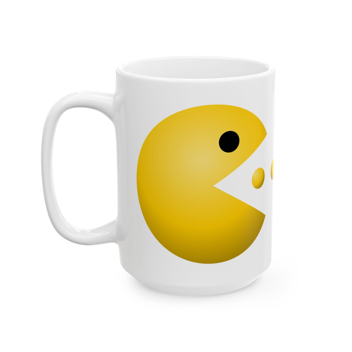 Cheerful Yellow Ceramic Mug, Fun Coffee Cup, Bright Tea Mug, Gift for Friends, Playful Home Decor, Ideal for Birthdays