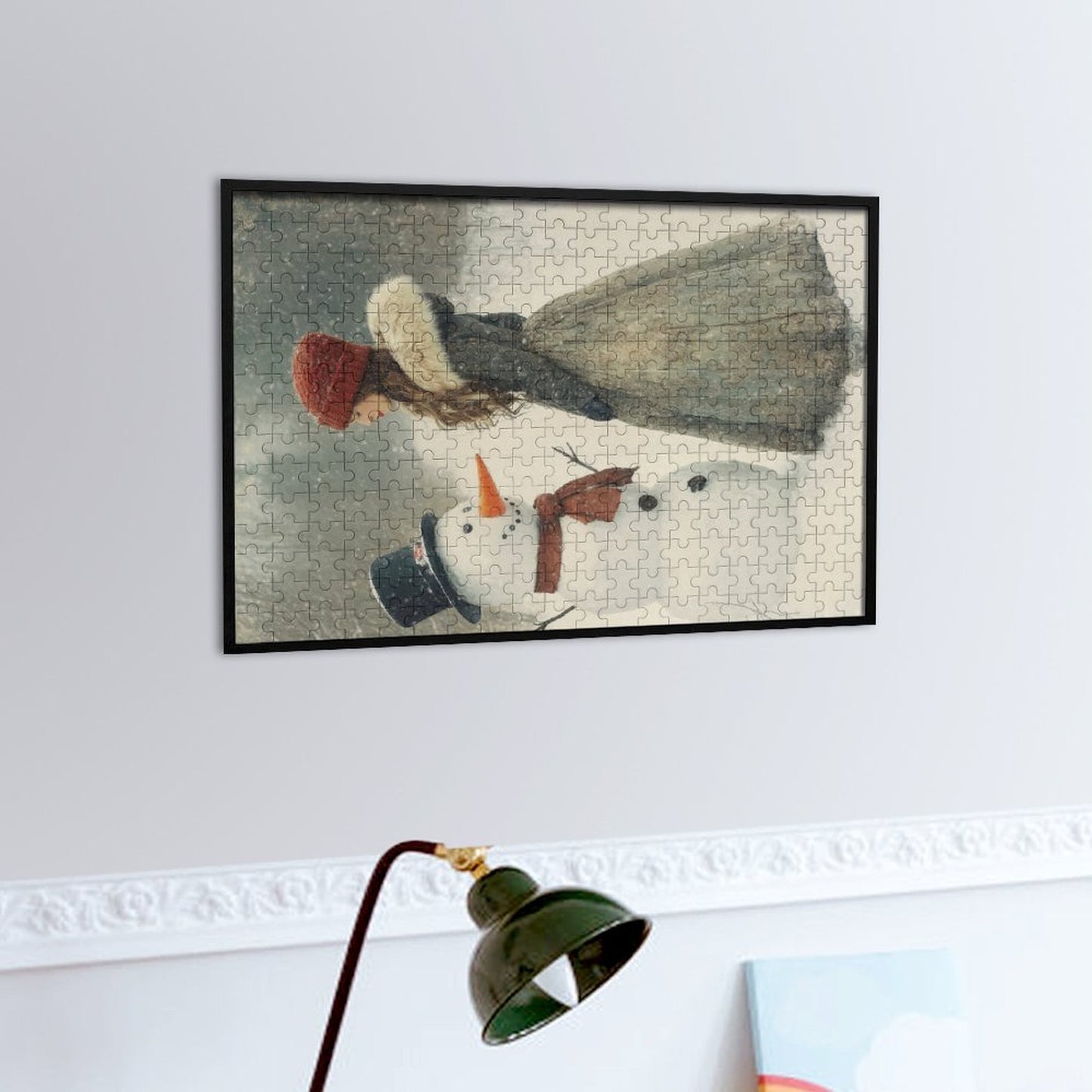 Wooden Picture Puzzle - Snowman