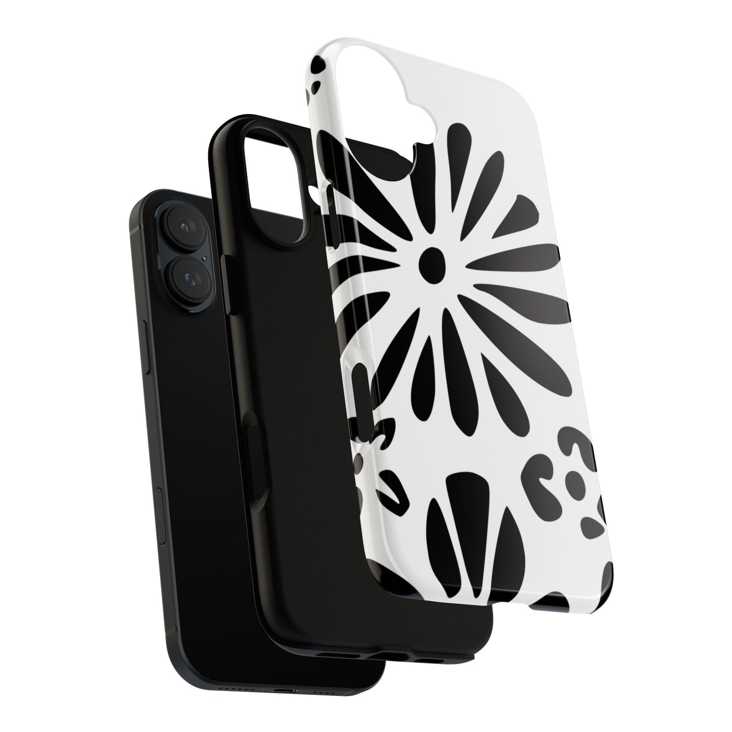 Stylish Phone Case with Floral Design, Tough Phone Cover for Her, Trendy Black and White Cell Phone Case, Unique Gift for Birthdays [...]