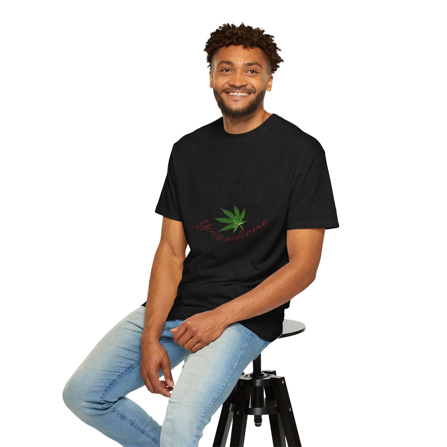 Proud Weed Control Unisex T-shirt, Cannabis Enthusiast Gift, Stoner Humor Tee, Eco-Friendly Apparel, Perfect for 420 Celebrations