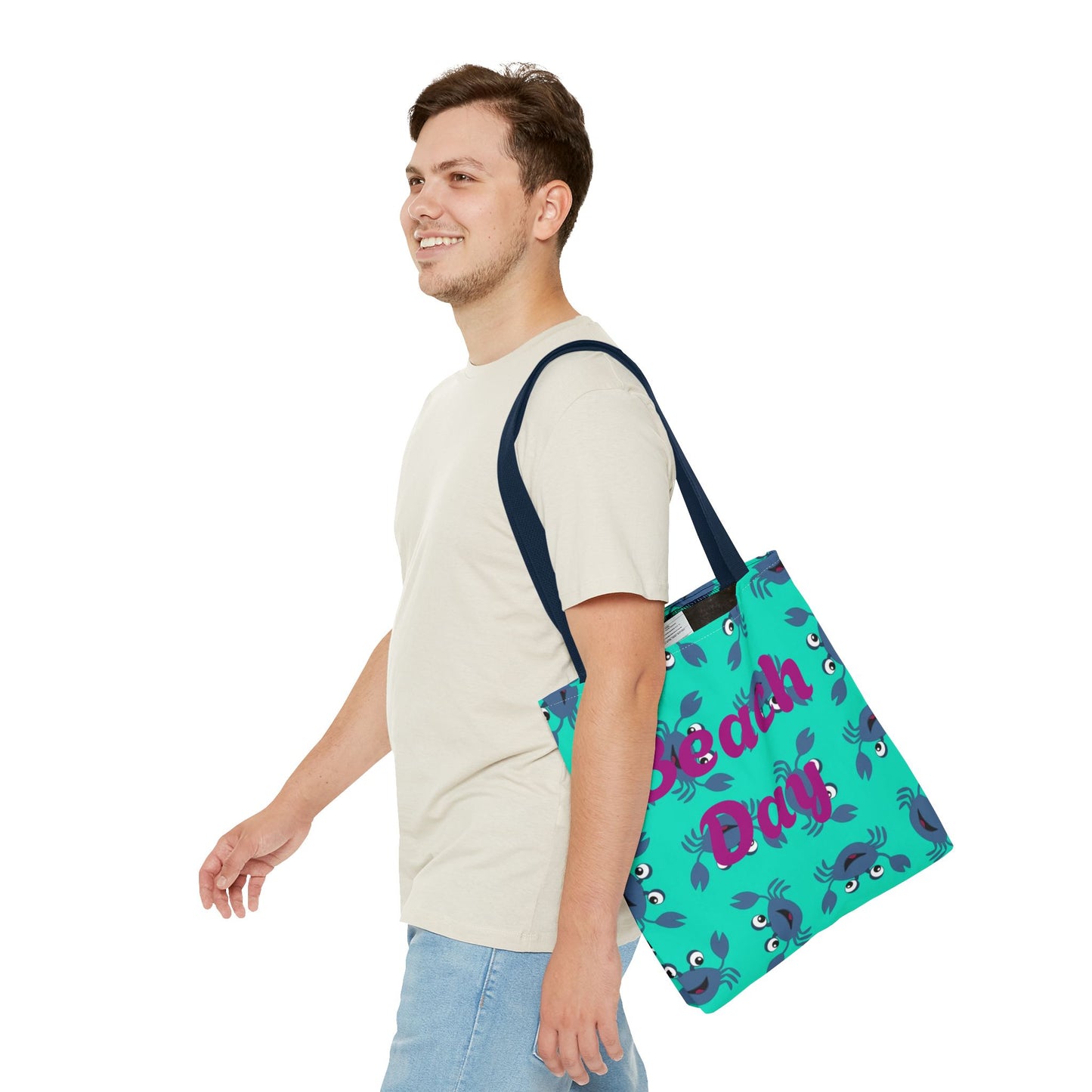 Beach Day Tote Bag, Summer Beach Essentials, Gift for Ocean Lovers, Eco-Friendly Shopping Bag, Fun Beach tote, Casual Day Out.