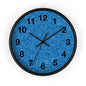 Modern Blue Pattern Wall Clock - Home Decor, Unique Timepiece, Gift Idea, Stylish Wall Art, Office Decor