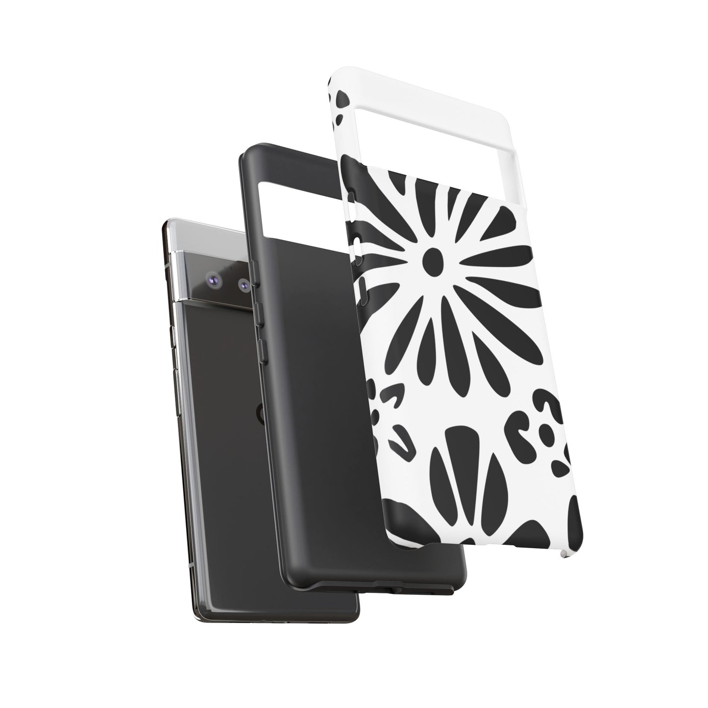 Stylish Phone Case with Floral Design, Tough Phone Cover for Her, Trendy Black and White Cell Phone Case, Unique Gift for Birthdays [...]
