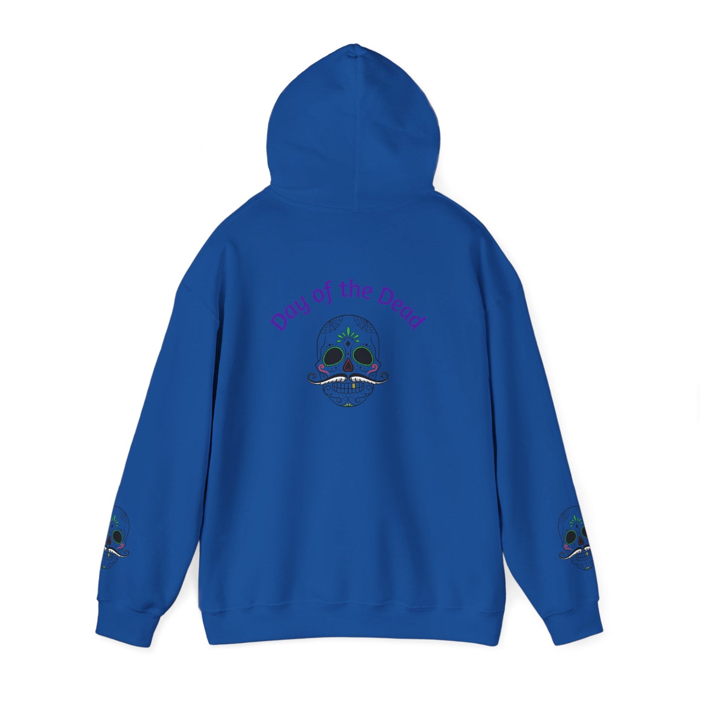 Day of the Dead Hoodie | Unisex Heavy Blend Sweatshirt, Skull Art, Mexican Holiday Apparel, Halloween Costume, Festival Gear