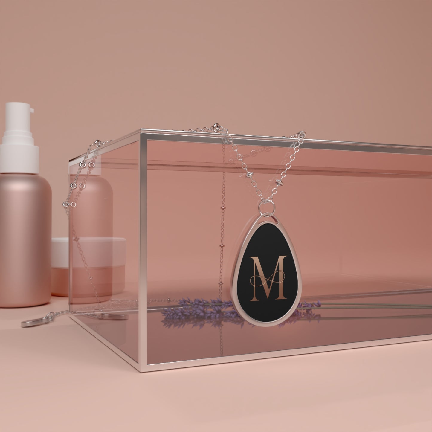 Personalized Oval Necklace with Initial Charm, Elegant Gift for Her, Birthdays, Anniversaries, Special Occasions, Custom Jewelry