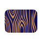 Abstract Wood Grain Bath Mat, Modern Bathroom Decor, Non-Slip Bath Rug, Boho Style Home Accessory, Gift for Homeowners