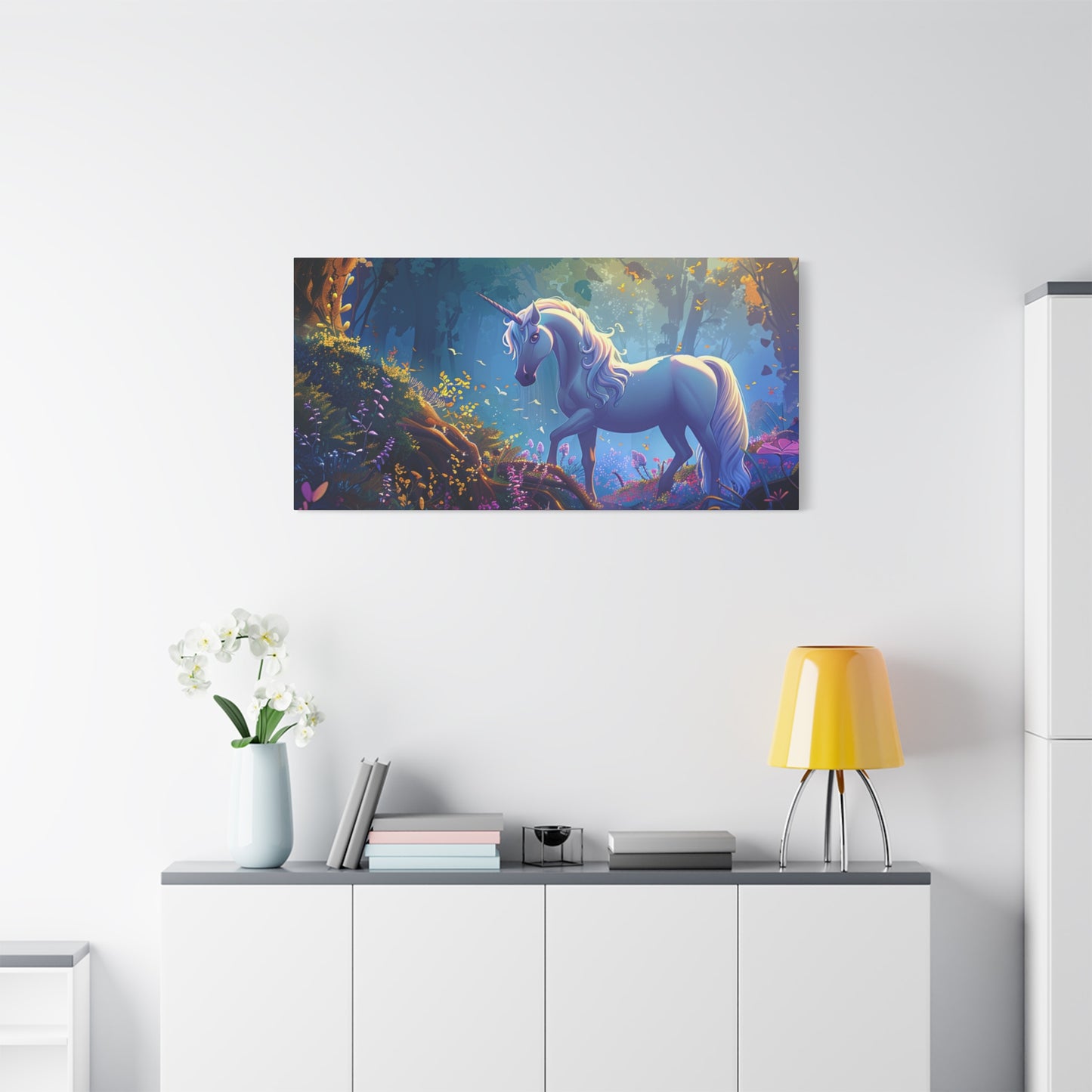 Matte Canvas, Stretched, 1.25" - Unicorn
