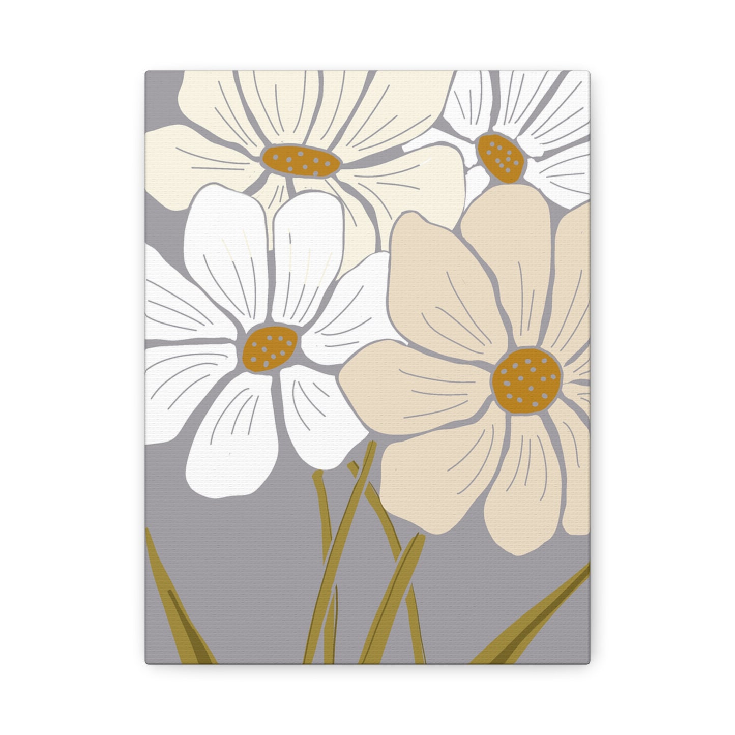 Copy of Copy of Matte Canvas, Stretched, 1.25" Tulips Pink and Purple Flowers