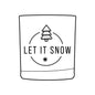 Whiskey Glass, 10.5oz (Engraving) Let it snow