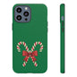 Candy Cane Phone Case: Holiday Spirit, Festive Gift, Cute Accessories, Christmas Decor, Seasonal Style