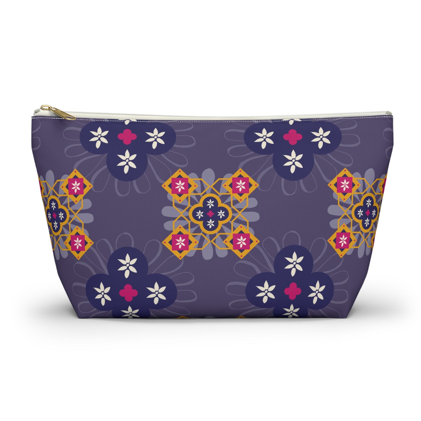 Vibrant Floral Accessory Pouch, Makeup Bag, Travel Organizer, Cute Storage, Gift for Her