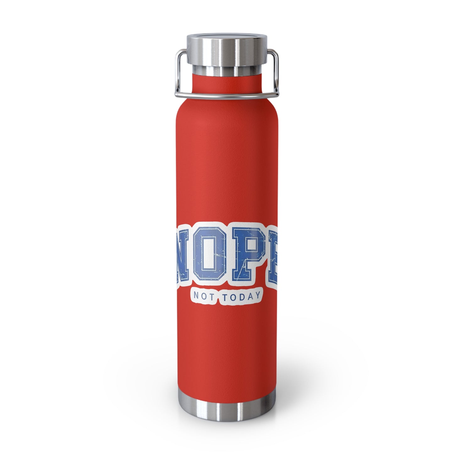 22oz Insulated Water Bottle — "NOPE (Not Today)" Retro Graphic