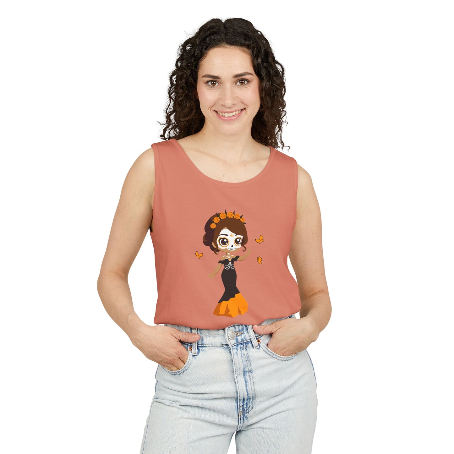 Celebrate Life Tank Top, Unisex , Day of the Dead