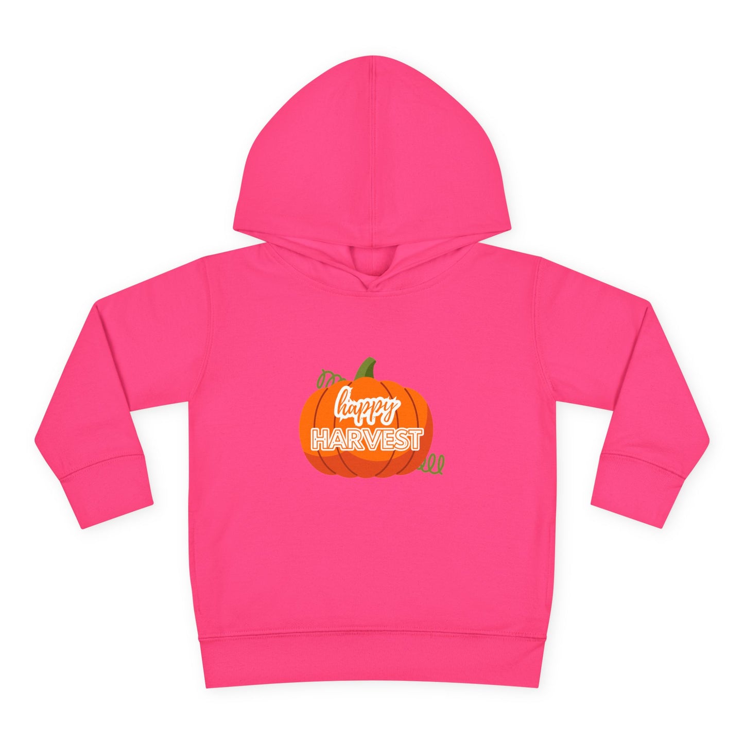 Toddler Happy Harvest Pullover Hoodie, Fall Kids Sweatshirt, Pumpkin Hoodie, Thanksgiving Gift, Cozy Autumn Wear