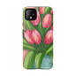 Floral Phone Case with Vibrant Tulips - Tough Cases for Garden Lovers, Spring Gifts, Nature Enthusiasts, Unique Gadget Accessories, [...]