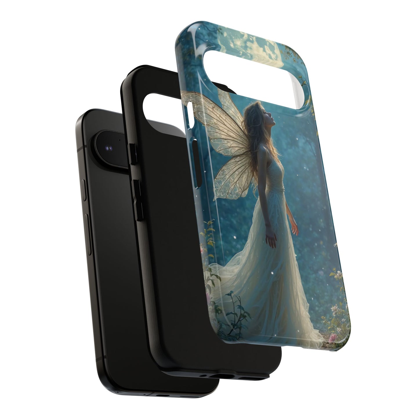 Fairy Moon Phone Case | Tough Cases for Nature Lovers, Fantasy Gift, Boho Phone Accessory, Ethereal Aesthetic, Magical Design