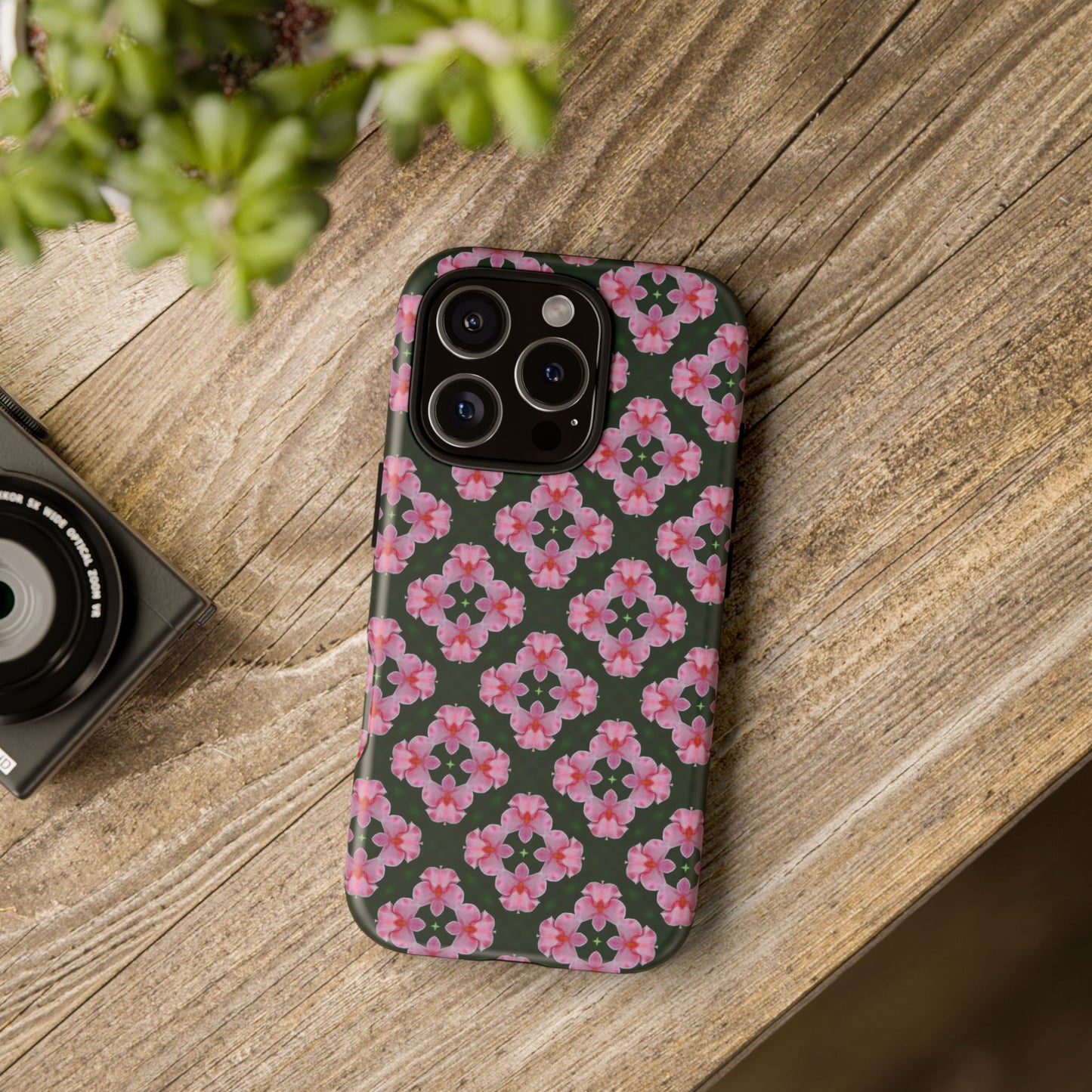 Tough Cases - Floral Phone Case, Stylish Protective Cover for Women, Gift Idea for Birthdays, Unique Floral Design, Trendy Tech Accessory