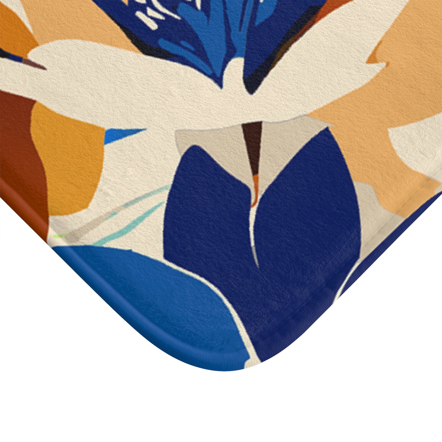 Floral Elegance Bath Mat - Soft, Absorbent, Bathroom Decor, Housewarming Gift, Summer Vibes, Boho Style