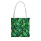 Tropical Leaf Tote Bag, Eco-Friendly Shopping Bag, Beach Day Essential, Vacation Accessory, Summer Gift Idea