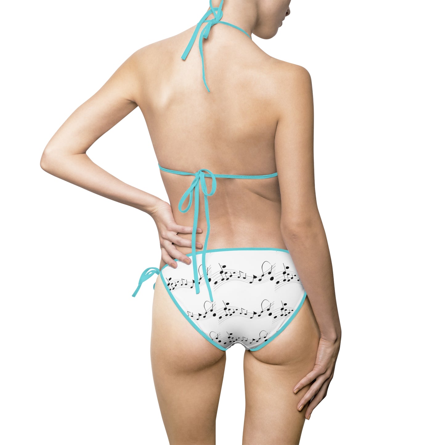 Musical Notes Bikini, Perfect Beachwear, Swimwear for Music Lovers
