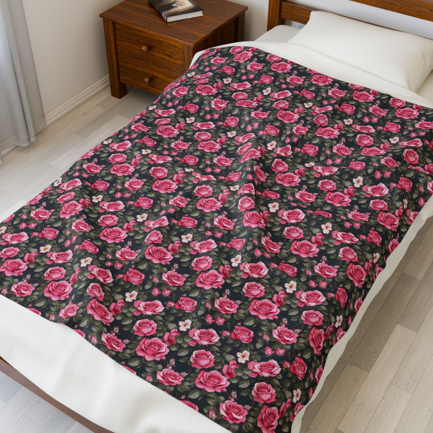 Floral Velveteen Plush Blanket, Cozy Throw for Home Decor, Perfect Gift for Mother's Day, Nursery, or Weddings, Soft Blanket for Any [...]