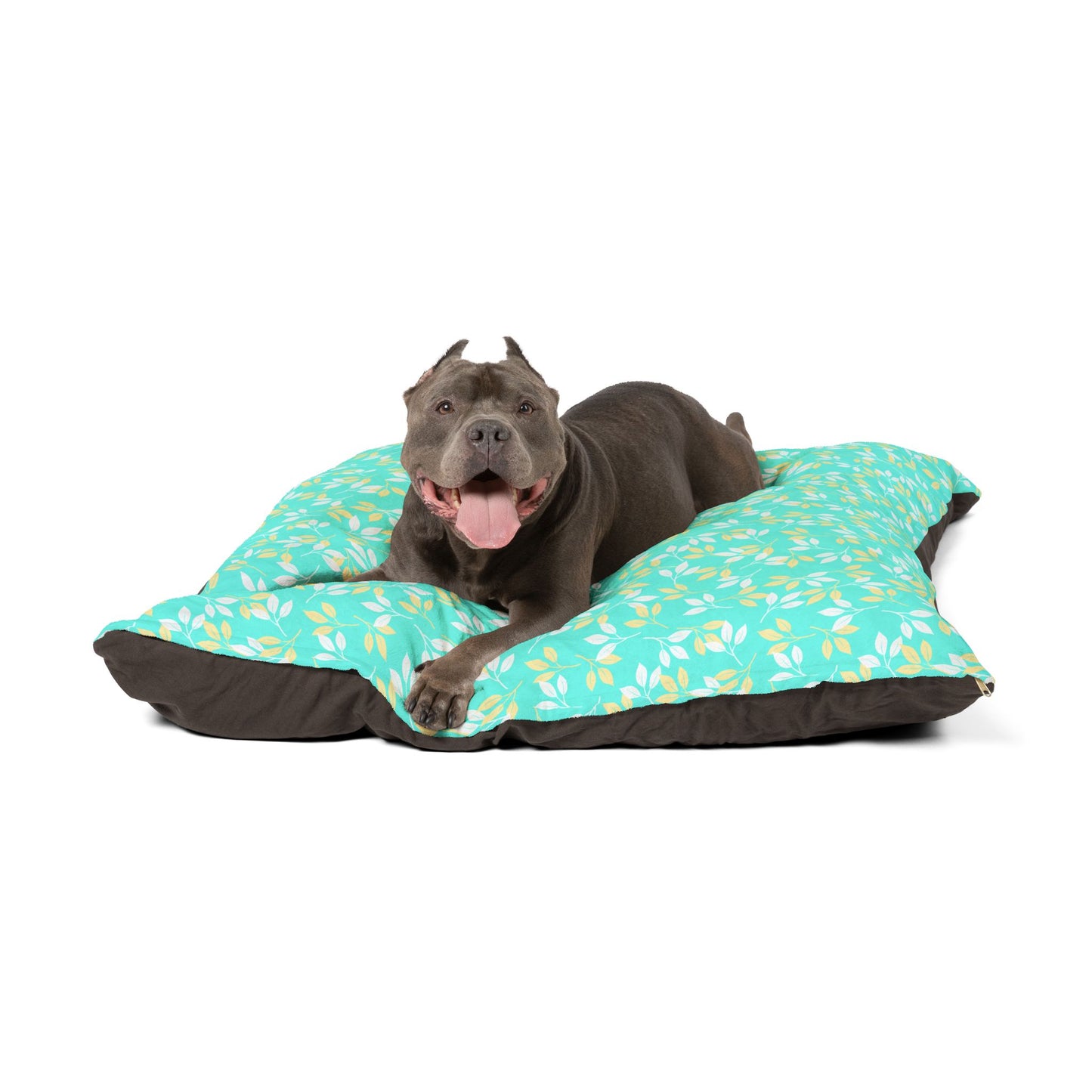 Personalized Floral Pet Bed for Dogs & Cats, Cozy Pet Cushion, Customizable Animal Resting Spot, Ideal Gift for Pet Lovers