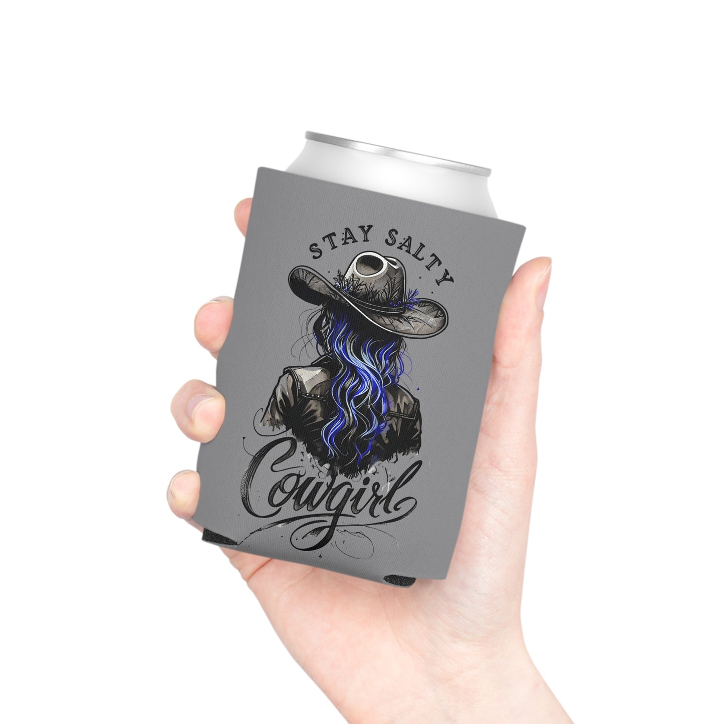 Stay Salty Cowgirl Can Cooler, Western Beverage Holder, Gift for Cowgirls, Outdoor Party Accessory, Summer BBQ Essential, Country [...]