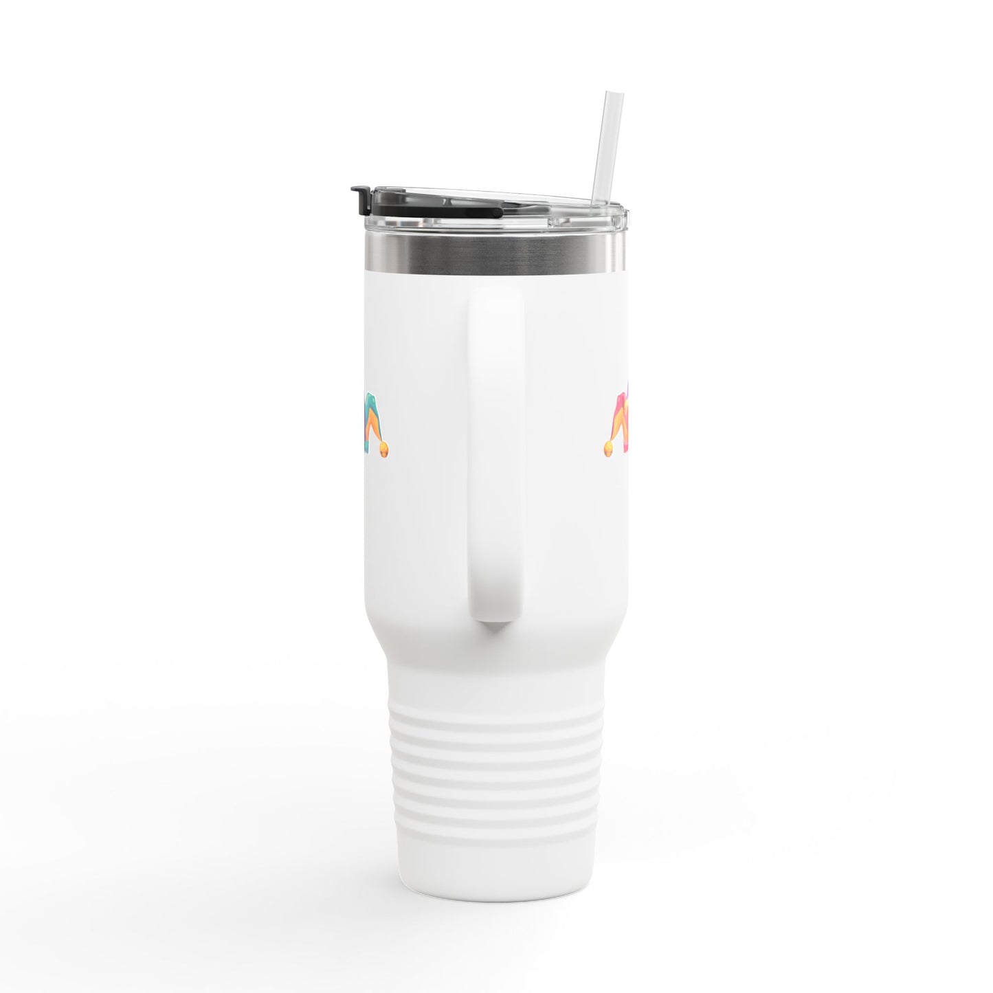 Colorful Insulated Travel Mug, Perfect for Road Trips, Camping, Parties, Gifting, or Everyday Use - 40oz Humor Design