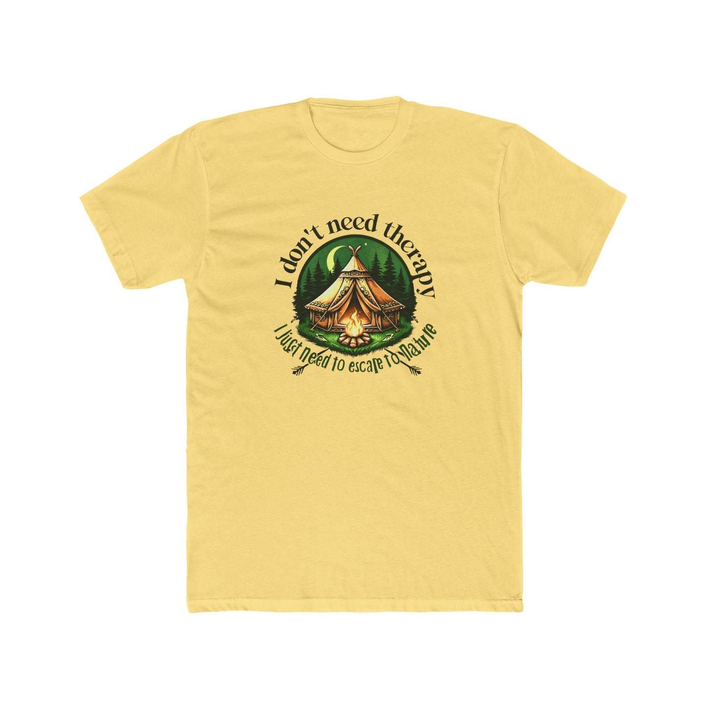 Escape to Nature Tee - Unisex Cotton Crew, Adventure Shirt, Camping Apparel, Nature Lover Gift, Therapy Escape Tee, Outdoor Fun