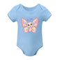 Short Sleeve Baby Romper - Butterfly