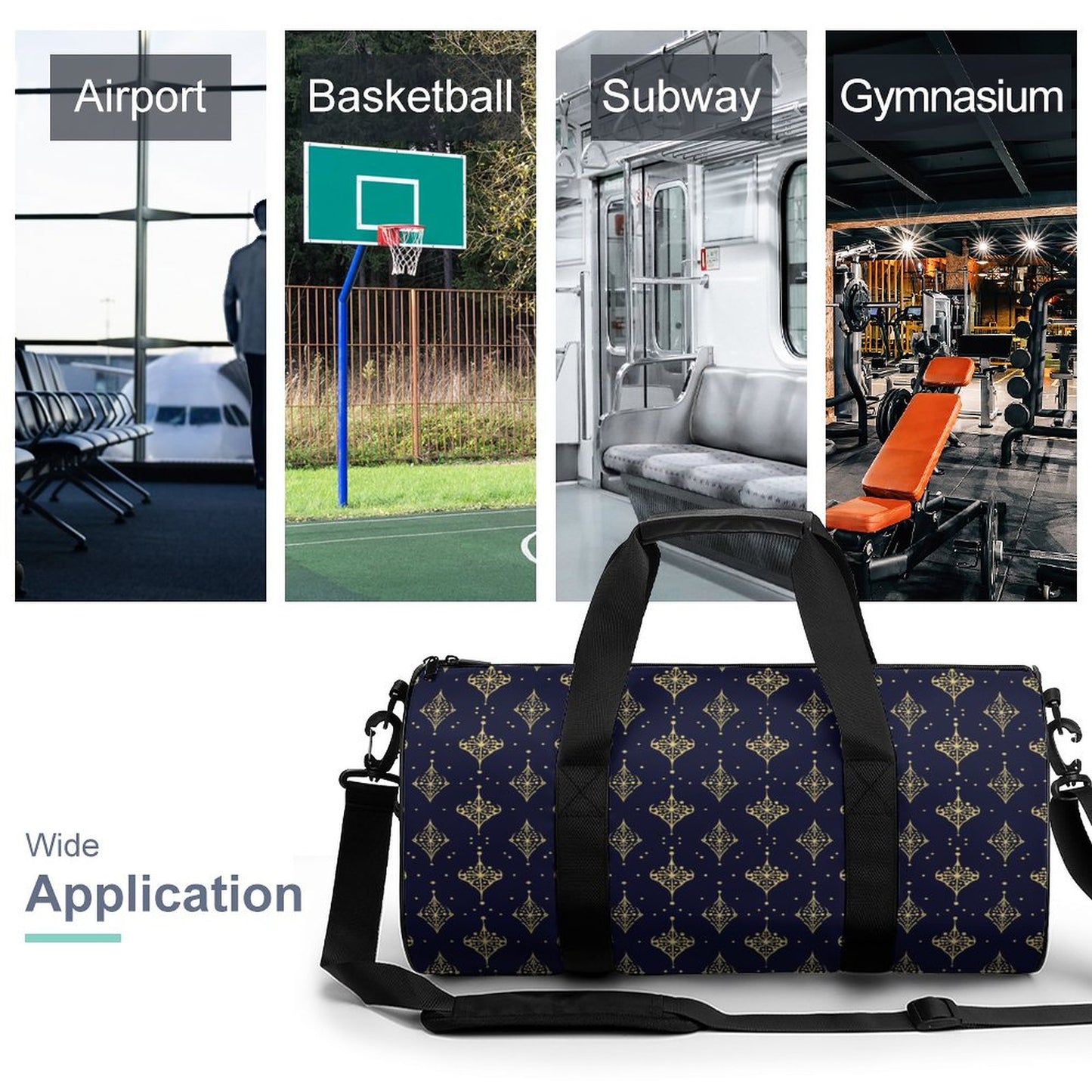 Cylindrical Gym Bag