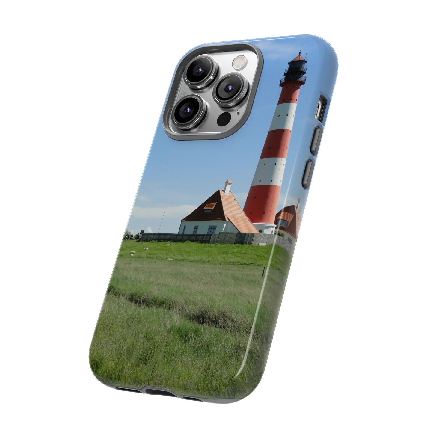 Lighthouse Phone Case - Coastal Vibes, Nautical Gift, Ocean Lover Accessory, Beach Aesthetic, Customizable Design