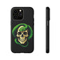 Skull & Snake Phone Case | Tough Cases, Protective Cover, Edgy Phone Accessories, Gothic Gift, Halloween Decor
