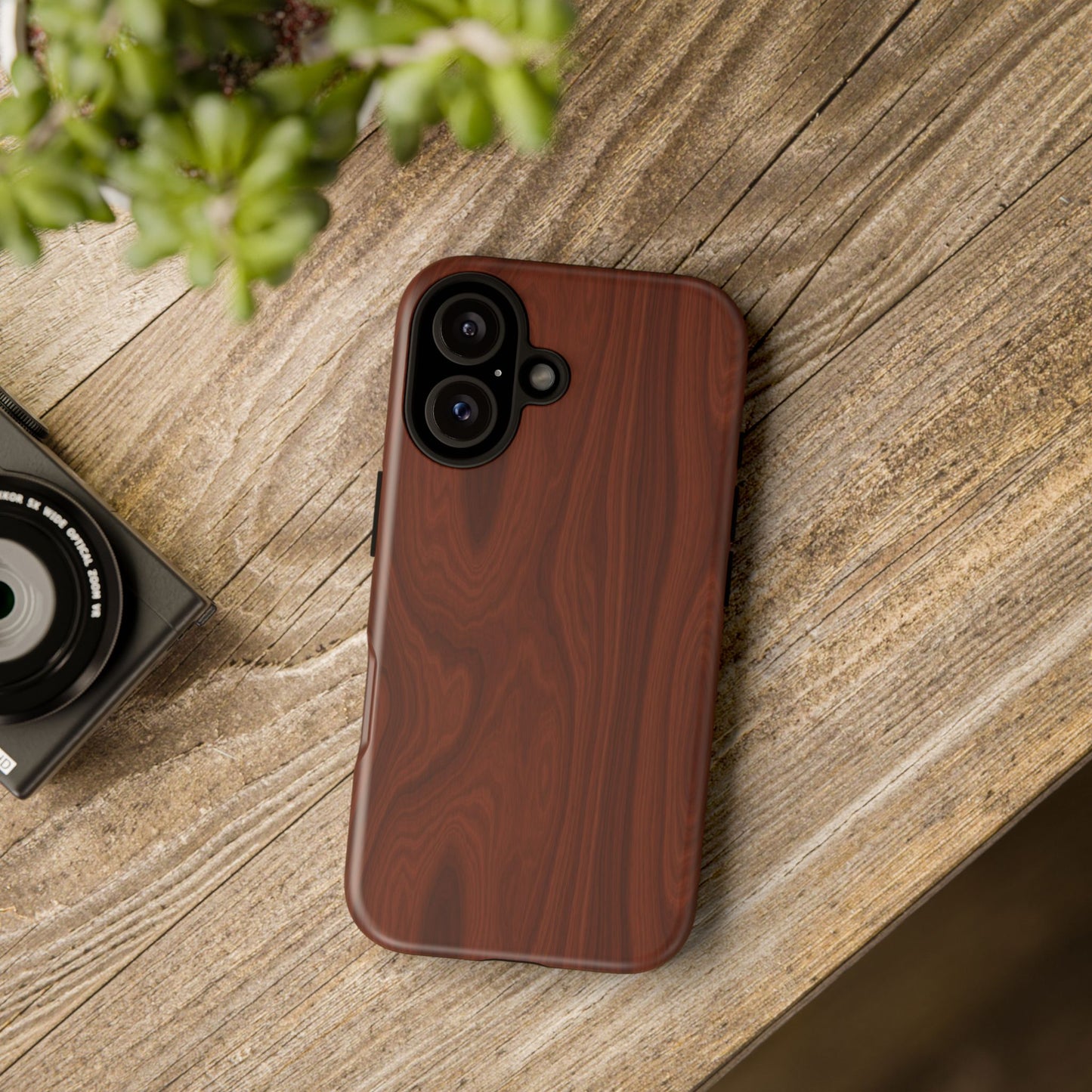 Wood Grain Phone Case, Stylish Tough Cases, Nature-Inspired Protective Cover, Unique Gifts for Him and Her, Eco-Friendly Tech Accessory