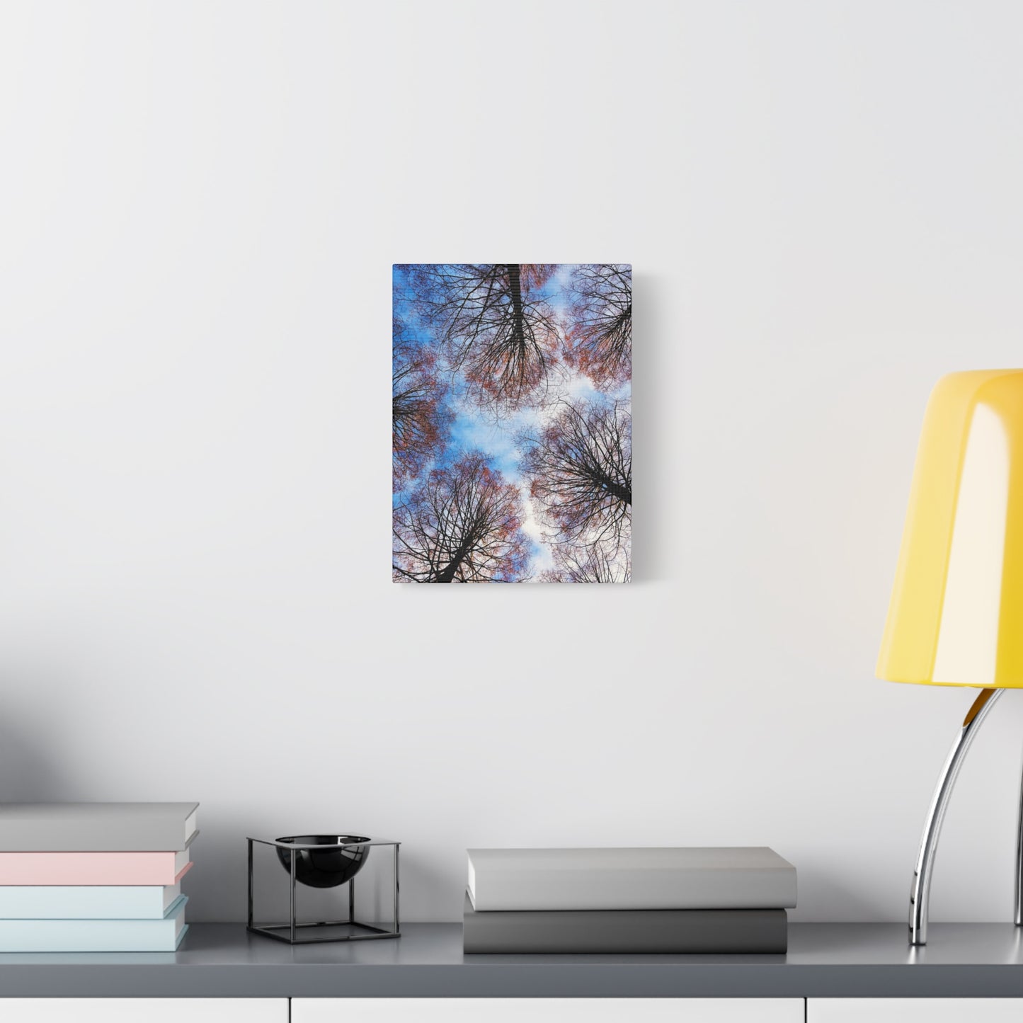 Winter Tree Canopy Matte Canvas Wall Art — Stretched 1.25"
