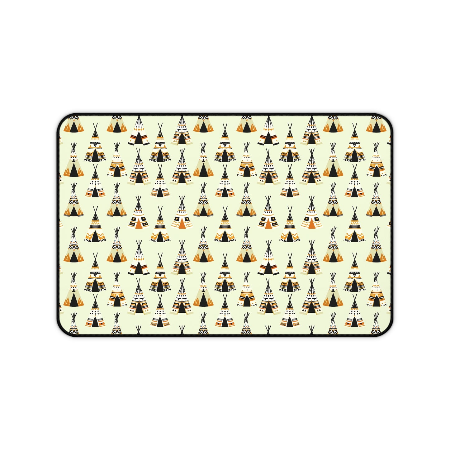 Tribal Teepee Desk Mat - Bohemian Workstation Decor