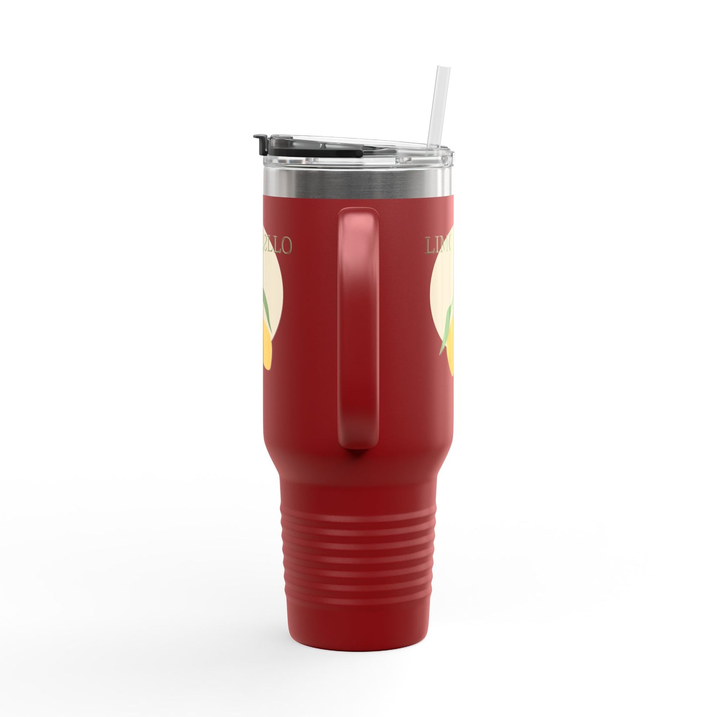 Limoncello Insulated Travel Mug, 40oz - Perfect for Road Trips, Summer Picnics, Camping, and Gift Ideas, Travel Mug for Lemon Lovers