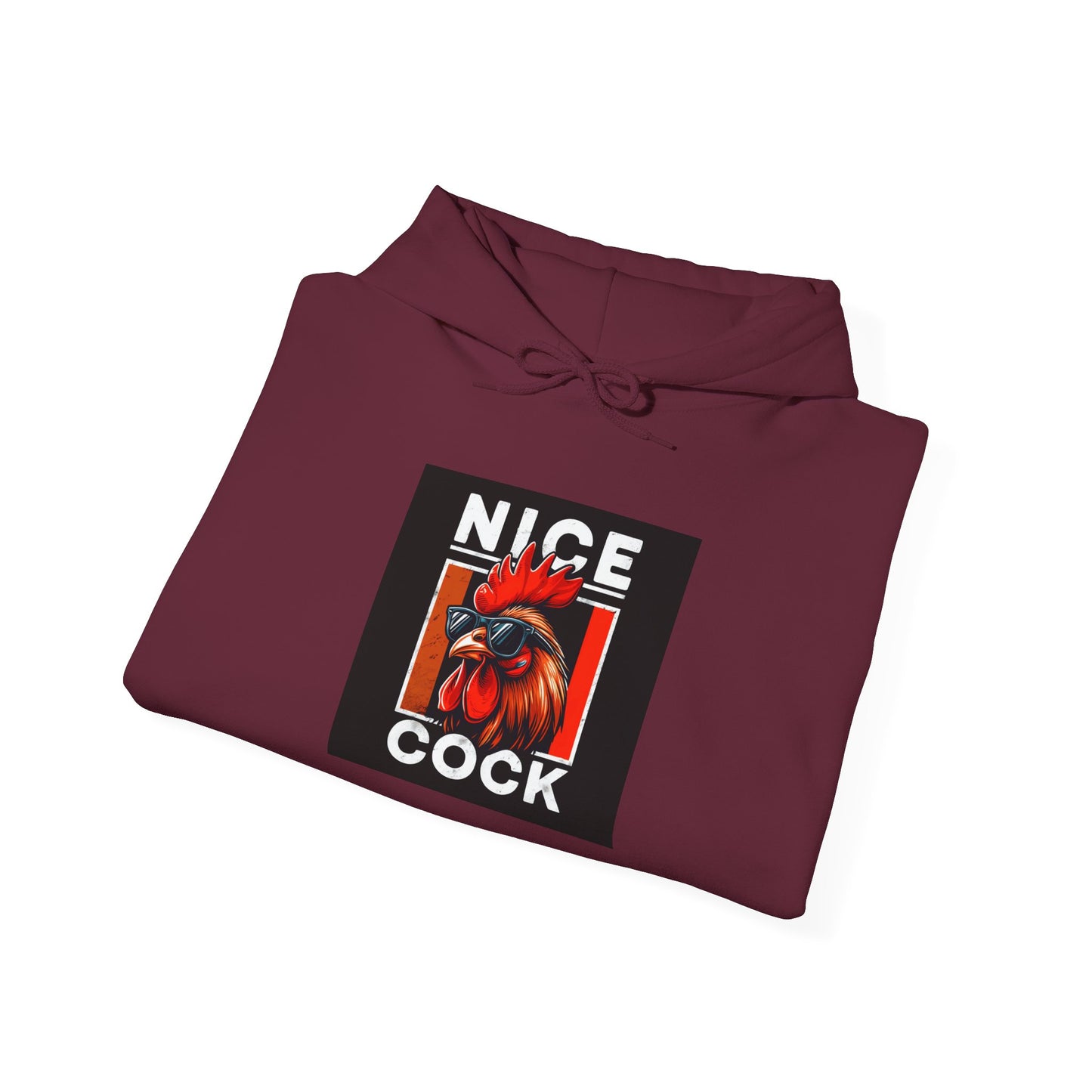 Rooster Graphic Hoodie – "Nice Cock" Bold Farmhouse Pullover