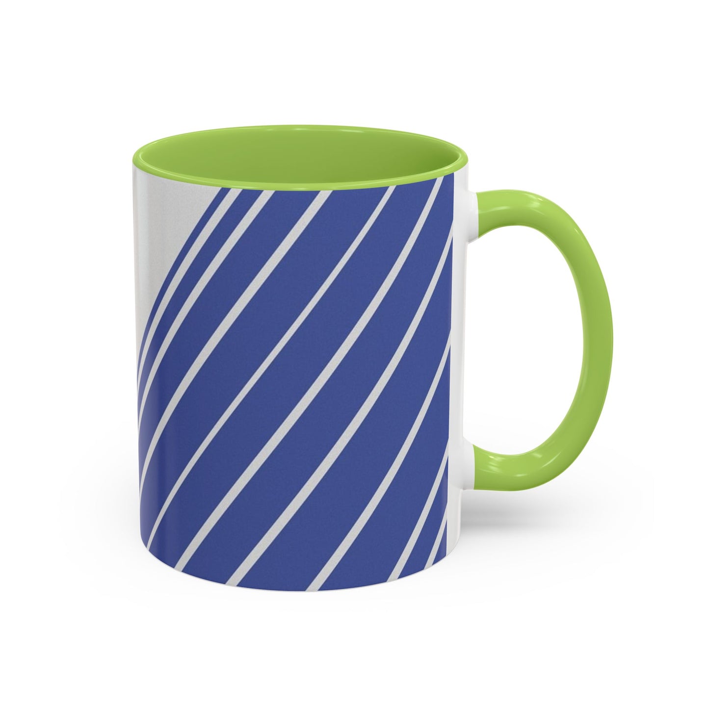 Elegant Stripe Accent Coffee Mug - Perfect for Gifts, Home Decor, Office, Birthdays, and Tea Lovers