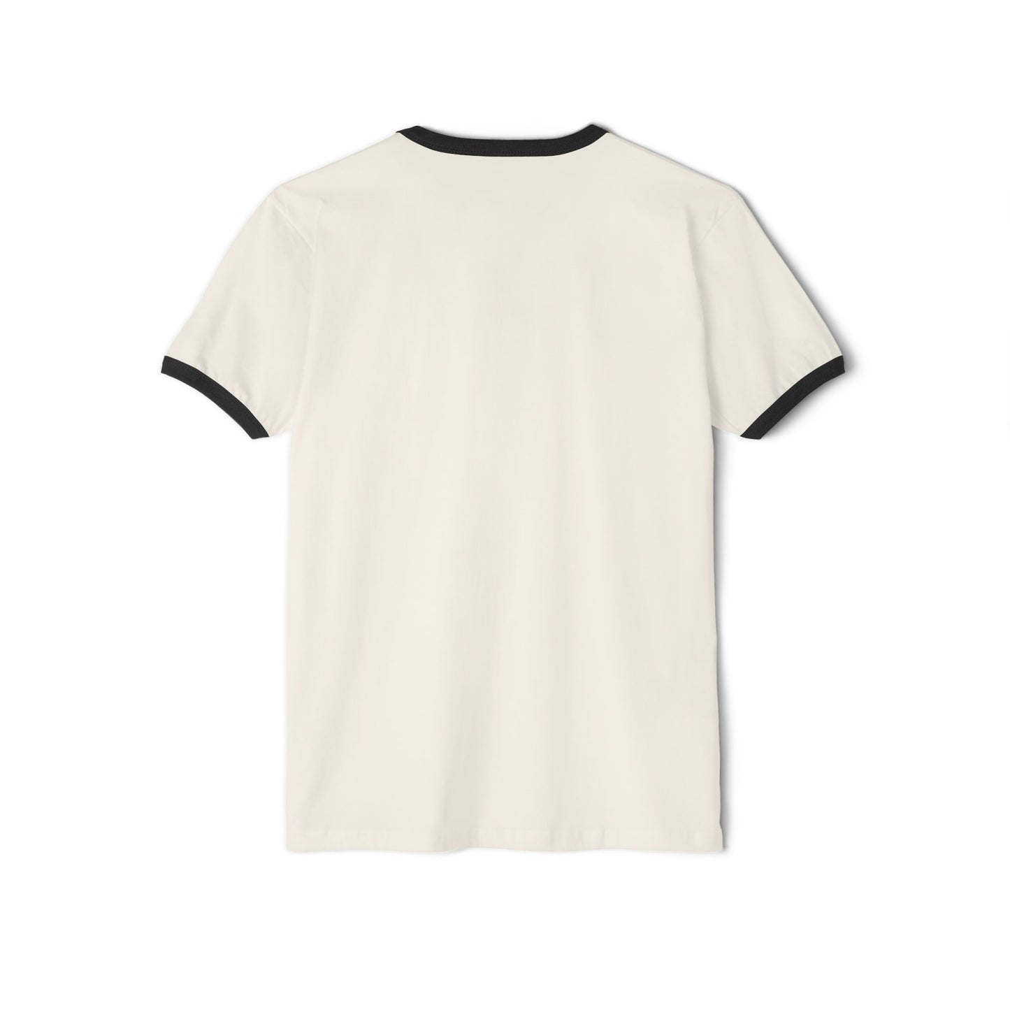 Surf Circle Ringer T-Shirt – Sunny Wave & Surfer Graphic
