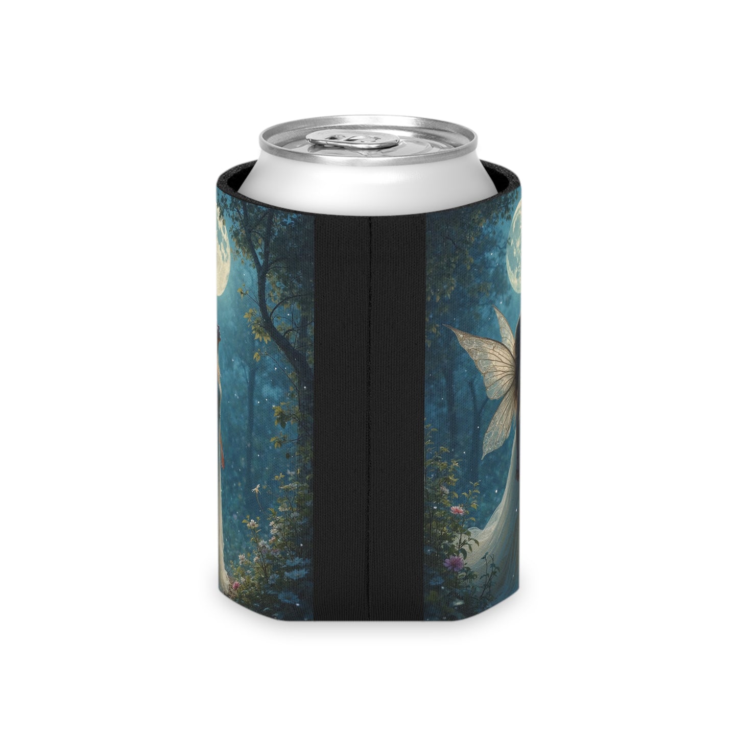 Fairy Moon Can Cooler | Enchanting Beverage Sleeve for Parties, Festivals, Outdoor Events, Gifts, Fairy Lovers