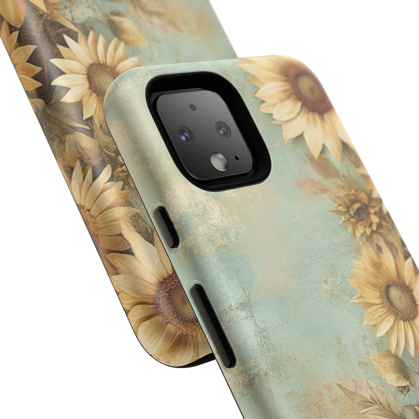 Sunflower Phone Case, Tough Shell Floral Cover, Nature Inspired Gift, Durable Protective Case, Perfect for Spring and Summer
