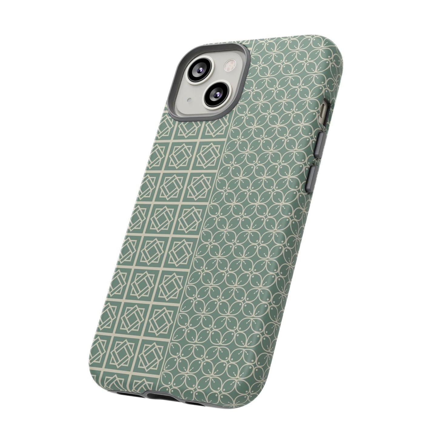 Stylish Phone Case with Geometric Patterns, Tough Cases, Durable Cell Phone Cover, Trendy Smartphone Accessory, Functional Gift Idea