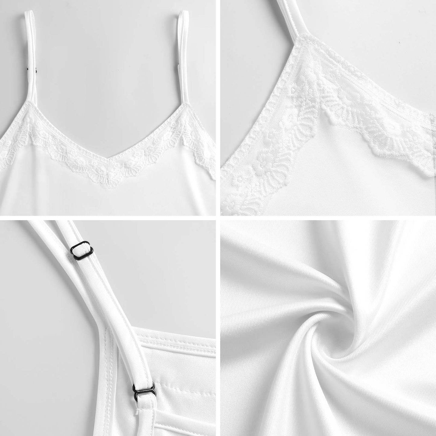 Beautiiful Lace-Trimmed Camisole Nightgown