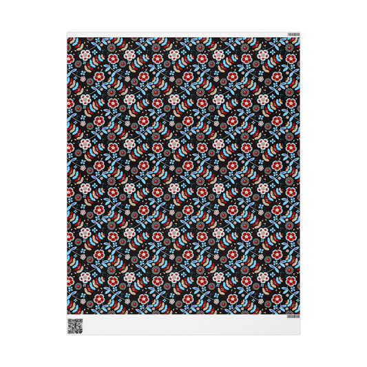 Floral Design Wrapping Paper - Perfect for Gifts, Birthdays, Holidays, DIY Crafts, and Special Occasions