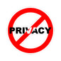 Anti-Privacy Kiss-Cut Stickers for Laptop & Decor