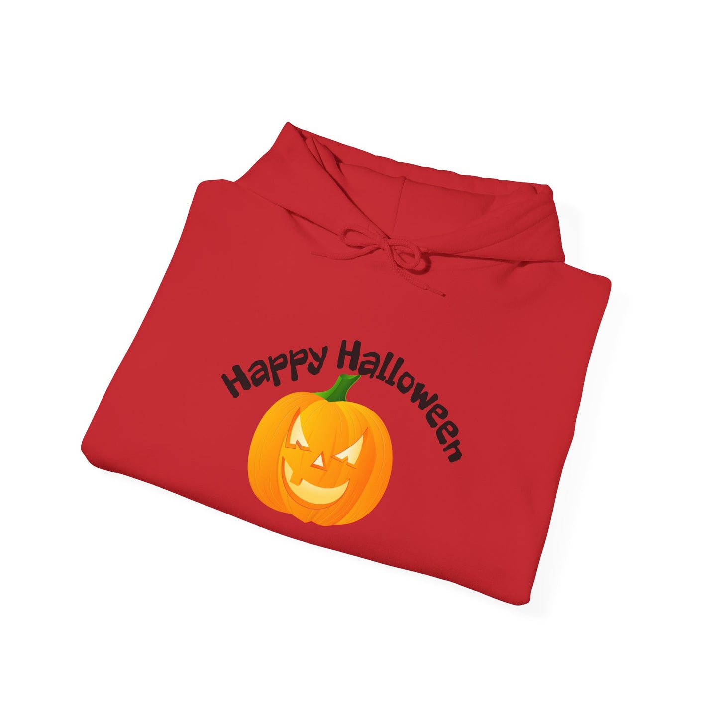 Halloween Pumpkin Hoodie with 'Happy Halloween' Design, Cozy Unisex Sweatshirt for Fall Celebrations, Perfect for Halloween Parties, [...]