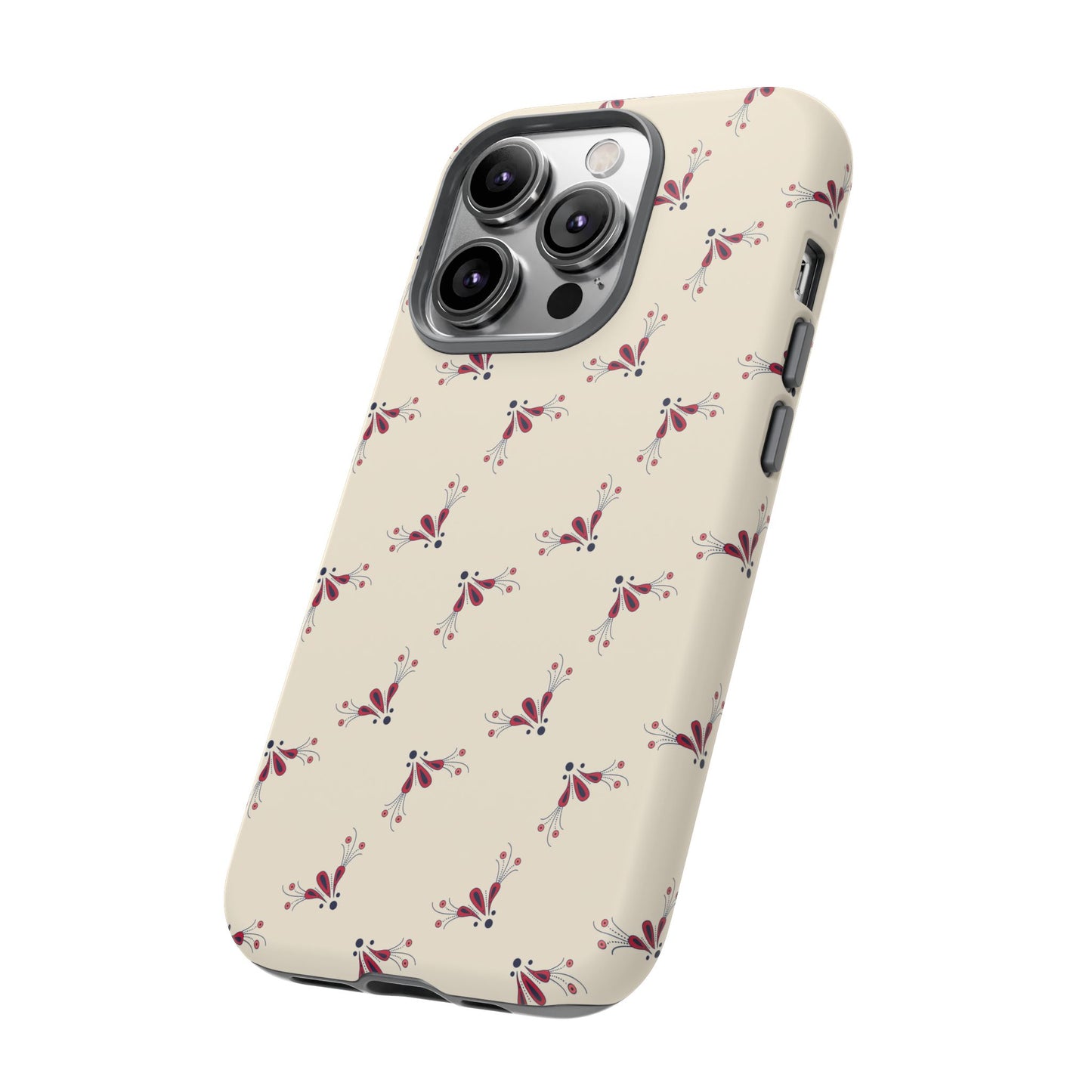 Tough Cases - Floral Design Phone Case, Stylish Protective Cover, Gift for Her, Trendy Smartphone Accessory, Floral iPhone Case, [...]