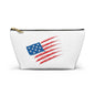 Patriotic Accessory Pouch | USA Flag Design for Everyday Use, Travel, Gifts, 4th of July, Memorial Day, Fun Accessories