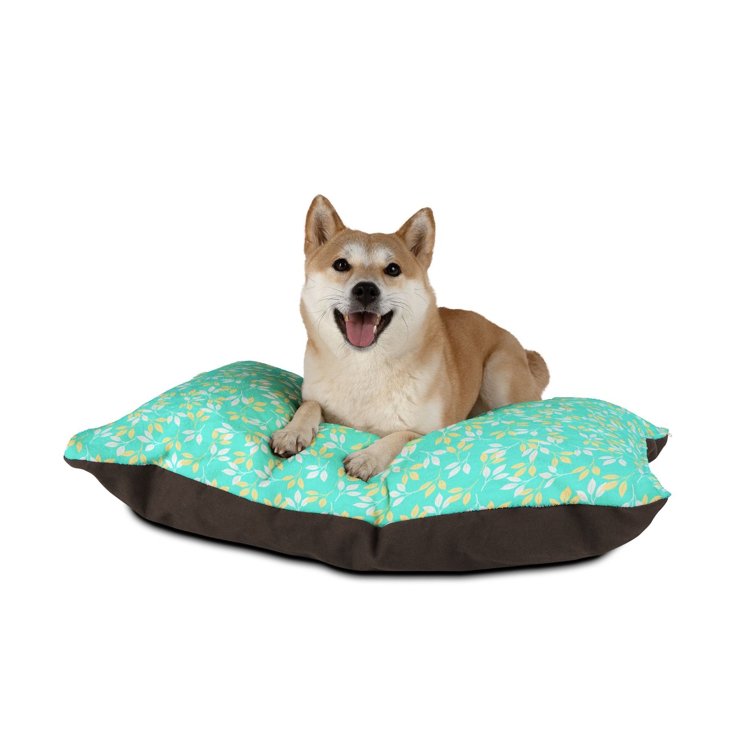 Personalized Floral Pet Bed for Dogs & Cats, Cozy Pet Cushion, Customizable Animal Resting Spot, Ideal Gift for Pet Lovers